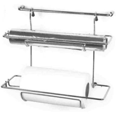 Stainless Steel Paper And Foil Holder With Cutter Use: Home