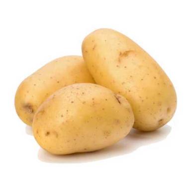 Round Fresh Potato In Jute Bag