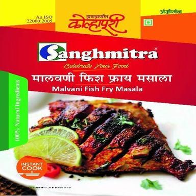 Brown Fssai Certified Hygienically Packed Kolhapuri Malvani Fish Fry Masala