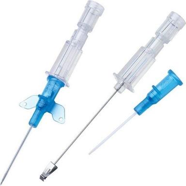 White+Blue Medical Disposable 16G 18G 20G 22G Gauge Iv Catheters With Needle Length 19 To 55 Mm