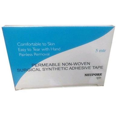 White Disposable 5 Meter Permeable Painless Removal Non Woven Surgical Synthetic Adhesive Medical Tape
