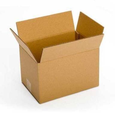 Square Plain Brown Corrugated Packaging Box