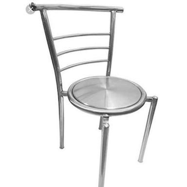 Handmade Polished Stainless Steel 1 Seater Chair For Restaurant