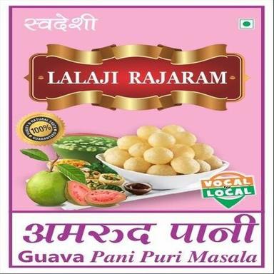 Fssai Certified Dried Brown Guava Pani Puri Masala Powder Grade: Food Grade