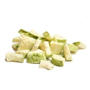 Rich Natural Taste Healthy Green And White Freeze Dried Zucchini With Pack Size 1Kg Shelf Life: 1 Years