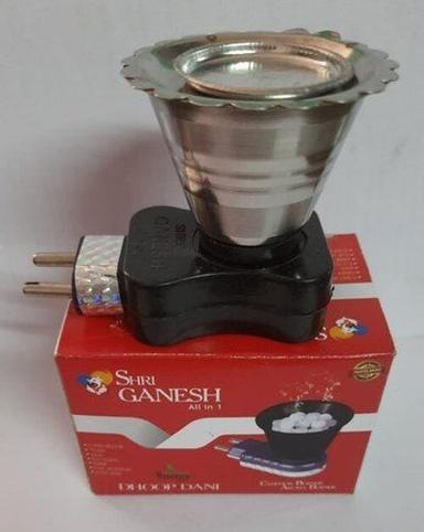 Metal 210 V Stainless Steel Electric Dhoop Dhani With 2 Meter Cable Length