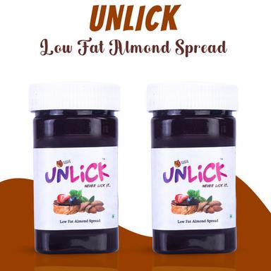 Hygienically Packed Delicious Taste Unlick Low Fat Almond Bread Spread Pack Size: Bottle
