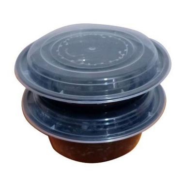  होटल रेस्तरां के लिए पारदर्शी ढक्कन के साथ प्लास्टिक गोल डिस्पोजेबल खाद्य पैकेजिंग बॉक्स बाउल आवेदन: पार्टियां 