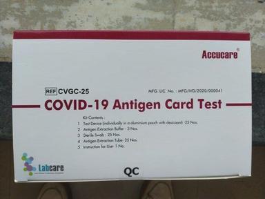 SARS-CoV-2 एंटीजन रैपिड टेस्ट किट Ce/Ivd 