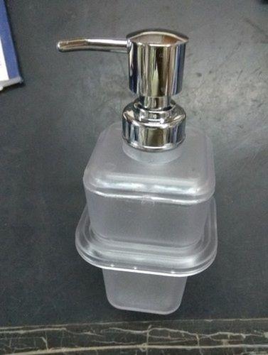 Transparent Pvc Table Top Wall Mount Bathroom Liquid Soap Dispenser For Hotel Office Size: Subject To Order Or Availability
