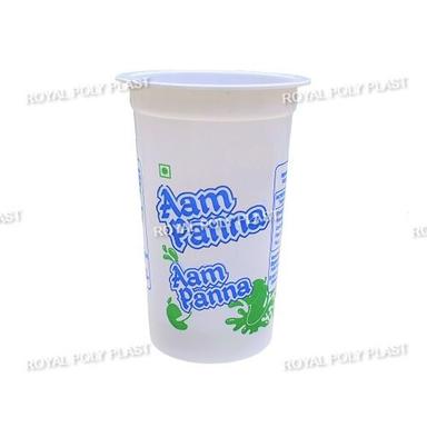 69 Ml Top Diameter 200 Ml Round Shape Plastic Disposable Lassi Glass Application: Storing Curd