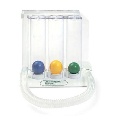 Portable Pvc 3 Ball 1200 Cc/Sec Maximum Flow Spirometer Respiratory Lung Exerciser Application: Hospital