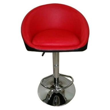 Light Weight Adjustable Height Red Leather Seat Revolving Restaurant Bar Customer Stool Chair