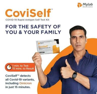 Coviself Self Rapid Test Kit For Covid 19 Novel Corona Virus Machine Weight: 5 Gram (G)