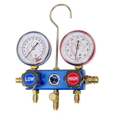 Aluminium Alloy Easy To Use Bottom Mounting Weatherproof High And Low Manifold Pressure Gauge