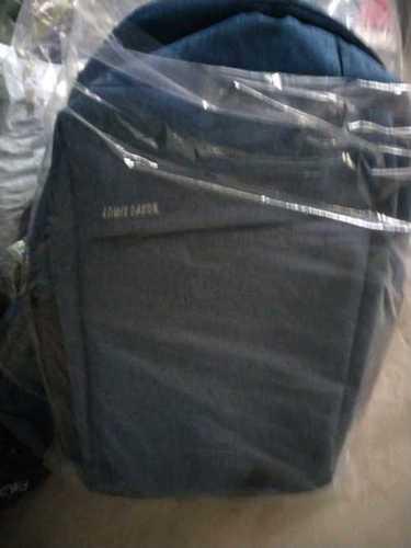Free Size Zipper Closer Type 5 Kg Capacity Printed Polyester Black Unisex Laptop Bag