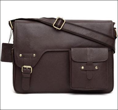 Bombay Brown Pure Leather Plain Gents Bag, 45X20X30 Cm