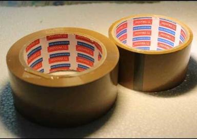 Bag and Carton Sealing Heat Resistant 50 Meter Plain Brown Bopp Tape 
