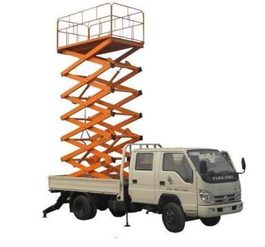 Strong Easy To Move Low Maintenance Hassle Free Operations Vehicle Mounted Scissor Lift