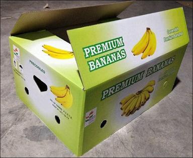 Paper Printed Boxes For Banana Packaging, Corrugated Finish, Perfect Strength
