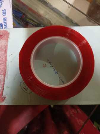 Vibration And Fatigue Resistant Transparent Double Coated Tape Roll