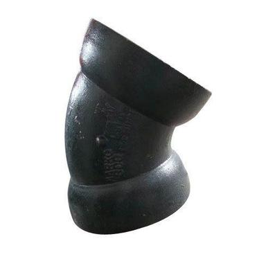 Black Ductile Iron Double Socket Bend (Di D/S Bend) For Pipe Fittings With Diameter 80-1000Mm