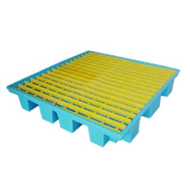 Plastic Yellow And Blue 1300Mm Length Pnr 2 Sl 1313-01 Poly Spillage Pallets With 200Mm Height