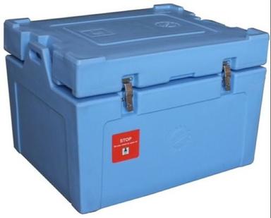 Square 22 Litres Storage Capacity Hdpe Blue Cold Box With Tight Fitting Closing Lid