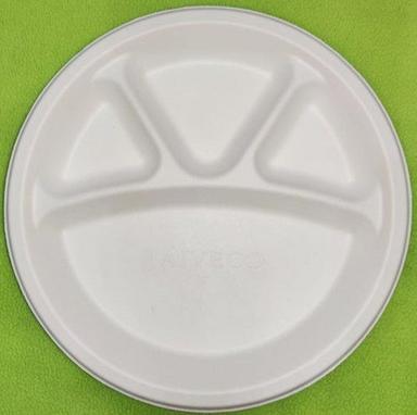 4 Cp Compostable Natural Sugarcane Bagasse Biodegradable Disposable Meal Plates Application: Parties