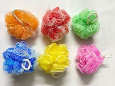 Multicolor Fibers Gentle Bath Loofah And Back Scrubber For Men And Women