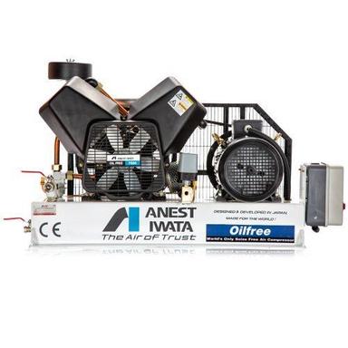 Anest Iwata BFS 50C-9 5 HP PET Air Cooled Oil Free Reciprocating Air Compressor