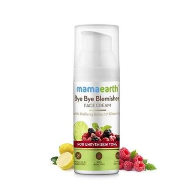 Glycerin And Shea Butter Mamaearth Bye Bye Blemishes Face Cream (30Ml) Age Group: Adult