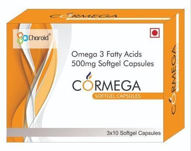 Omega 3 Fatty Acids Softgel Capsules (Cormega) Cool And Dry Place