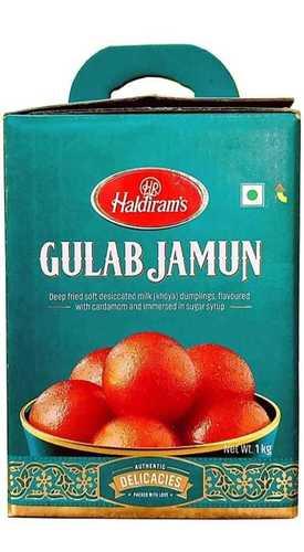 Delicious Smooth Texture Haldirams Gulab Jamun Made With Cow Ghee Carbohydrate: 22.6 Grams (G)