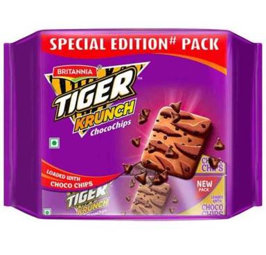 Delicious Taste Britannia Tiger Krunch Chocochip Biscuits, 400G Fat Content (%): 19 Grams (G)