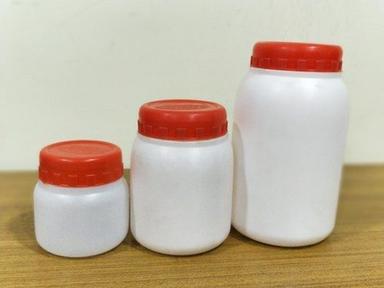 White 250-1000 Ml Edible Desi Ghee Packing Food Grade Safe Wide Mouth Plastic Hdpe Jars