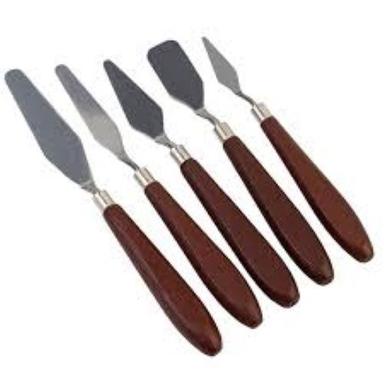 Strong Wooden Handle Metal Blades Painting Knife Set