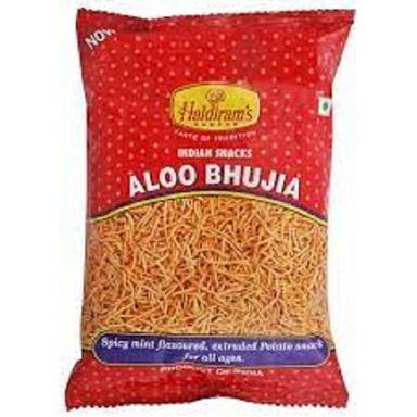 Delicious, Crunchy, Crispy And Mouth Watering Haldiram Aloo Bhujiya Namkeen Carbohydrate: 49.5 Grams (G)