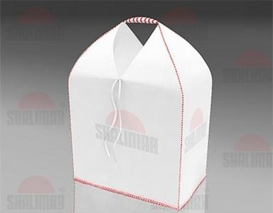 White Single Lifting Loop Tubular Body Polypropylene Fib/Jumbo Bags For Industrial Use