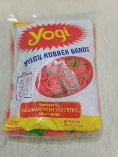 Multicolor Extra Strong And Thick High Elasticity Yogi Nylon Rubber Bands