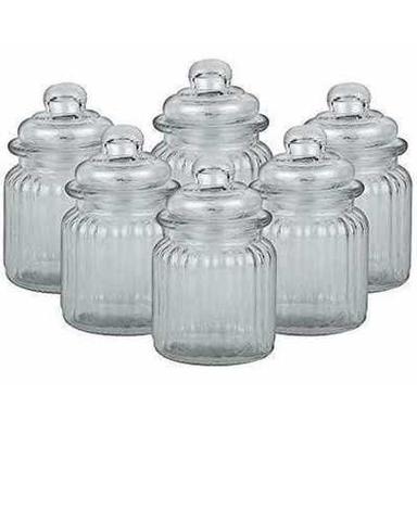 Plain Wide Mouth Air Tight Lids Storage Glass Jars For Salt And Black Pepper