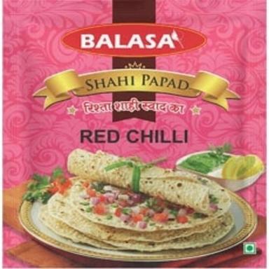 Fssai Certified Dried Spicy Natural Rich Taste Red Chilli Papad Shelf Life: 6 Months