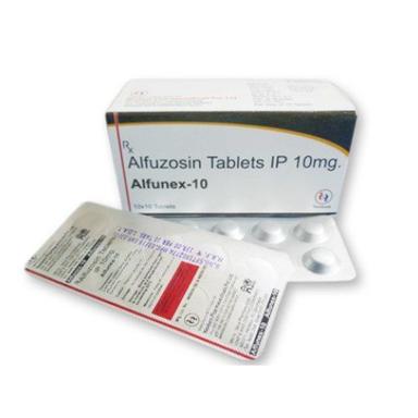 White Alfuzosin Tablets Ip 10Mg