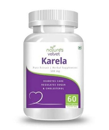 Herbal Karela (Bitter Gourd) Extract Capsules Age Group: For Adults