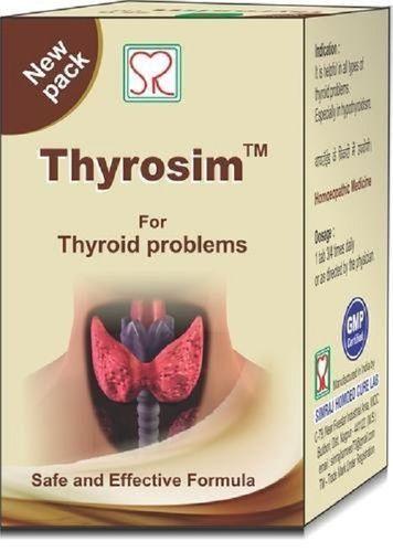 Homeopathic Thyrosim Tablets Cool And Dry Place