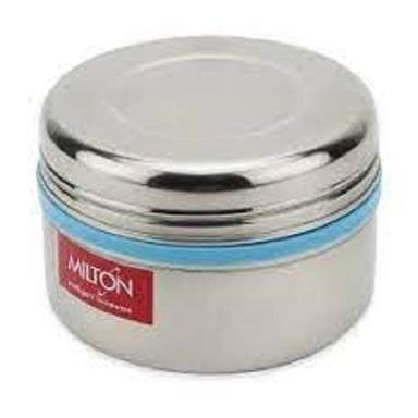 Silver Milton Steel Snack Stainless Steel Tiffin(Keep Food Warm And Fresh)