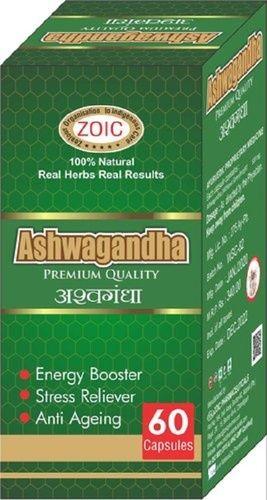 100% Herbal Ashwagandha Capsules Cool And Dry Place