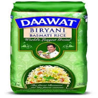 Daawat Biryani Basmati Rice World Longest Grain, 1 Kilogram, Perfect Blend Of Taste And Aroma Admixture (%): 5%