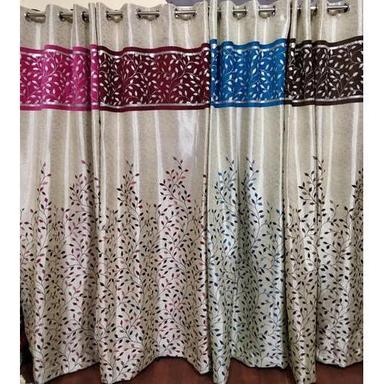 Multi Color Polyester Printed Curtains For Window And Doors With 5 To 7 Feet Length