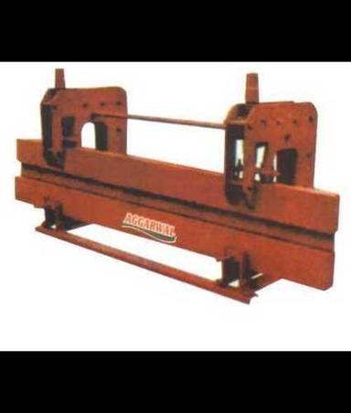 Non Polished Mild Steel Manual Sheet Bending Machine In Red Color Place Of Origin: India